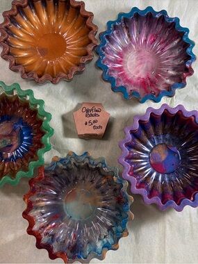 Epoxy Resin leftover Bowls